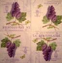 086 Trauben - 3-lagig - 35x35 cm